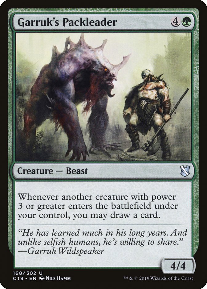 Garruk's Packleader [Commander 2019] | I Want That Stuff Brandon