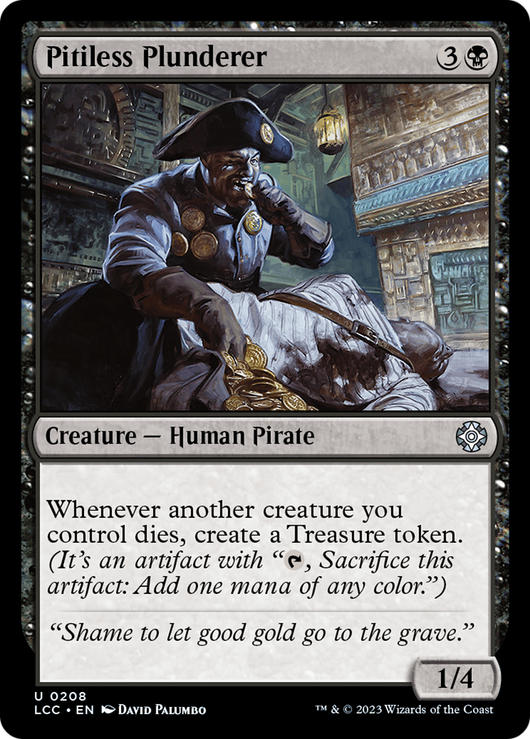 Pitiless Plunderer [The Lost Caverns of Ixalan Commander] | I Want That Stuff Brandon