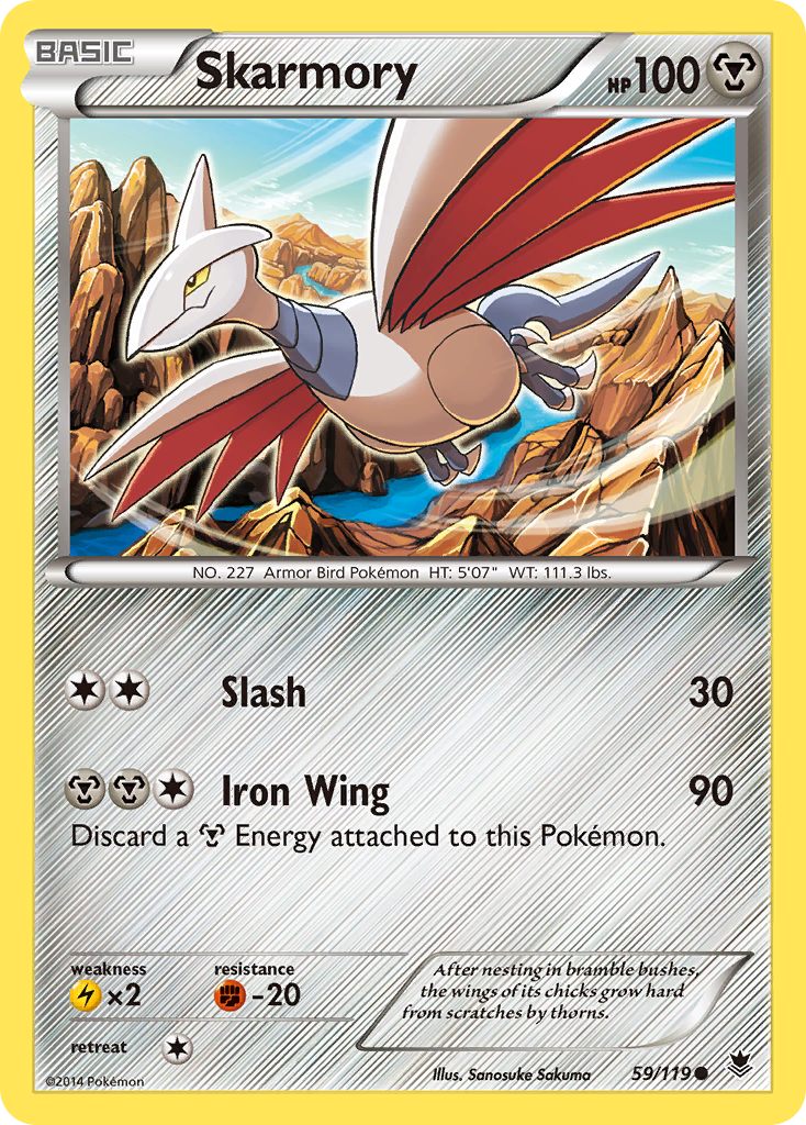 Skarmory (59/119) [XY: Phantom Forces] | I Want That Stuff Brandon