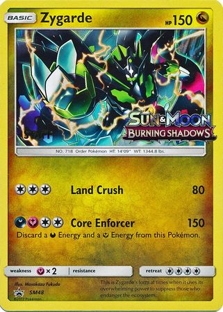 Zygarde (SM48) (Staff Prerelease Promo) [Sun & Moon: Black Star Promos] | I Want That Stuff Brandon