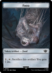Tentacle // Food (0024) Double-Sided Token (Surge Foil) [The Lord of the Rings: Tales of Middle-Earth Tokens] | I Want That Stuff Brandon