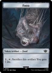 Ballistic Boulder // Food (0024) Double-Sided Token (Surge Foil) [The Lord of the Rings: Tales of Middle-Earth Tokens] | I Want That Stuff Brandon