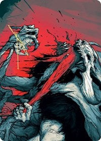 Vorinclex, Monstrous Raider 2 Art Card (Gold-Stamped Signature) [Kaldheim Art Series] | I Want That Stuff Brandon