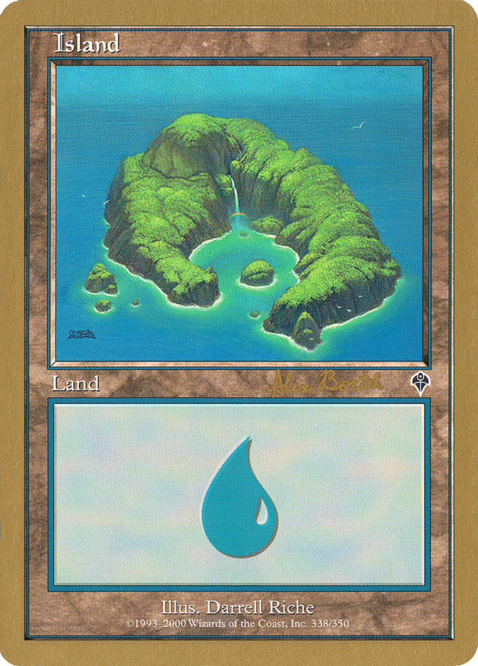 Island (ab338) (Alex Borteh) [World Championship Decks 2001] | I Want That Stuff Brandon