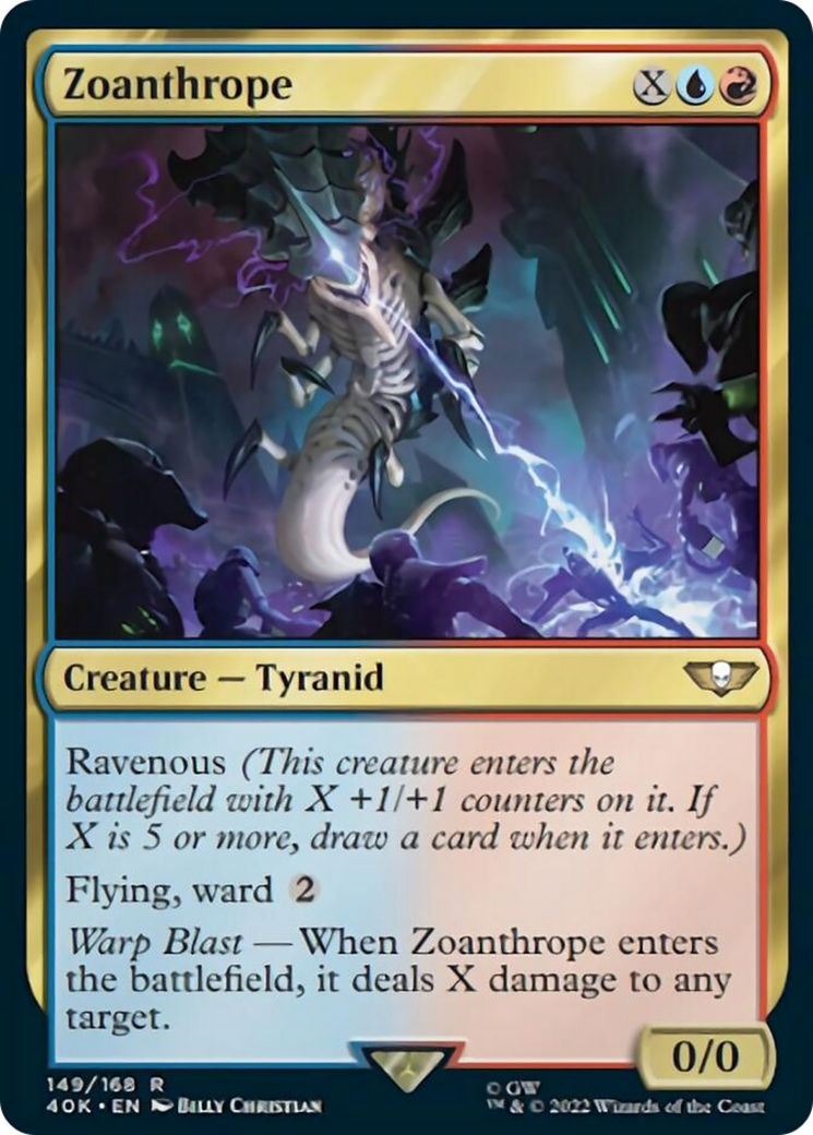 Zoanthrope (Surge Foil) [Warhammer 40,000] | I Want That Stuff Brandon