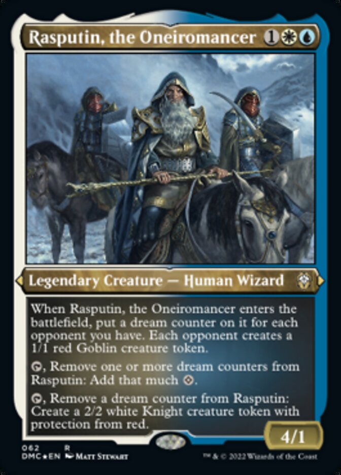 Rasputin, the Oneiromancer (Foil Etched) [Dominaria United Commander] | I Want That Stuff Brandon