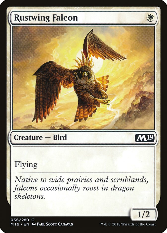 Rustwing Falcon [Core Set 2019] | I Want That Stuff Brandon