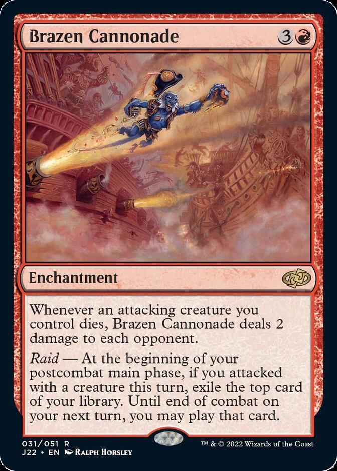 Brazen Cannonade [Jumpstart 2022] | I Want That Stuff Brandon