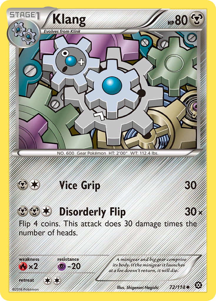 Klang (72/114) [XY: Steam Siege] | I Want That Stuff Brandon