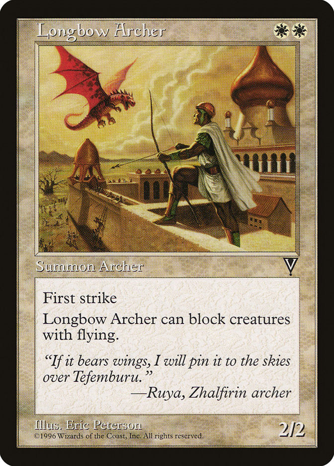 Longbow Archer [Visions] | I Want That Stuff Brandon