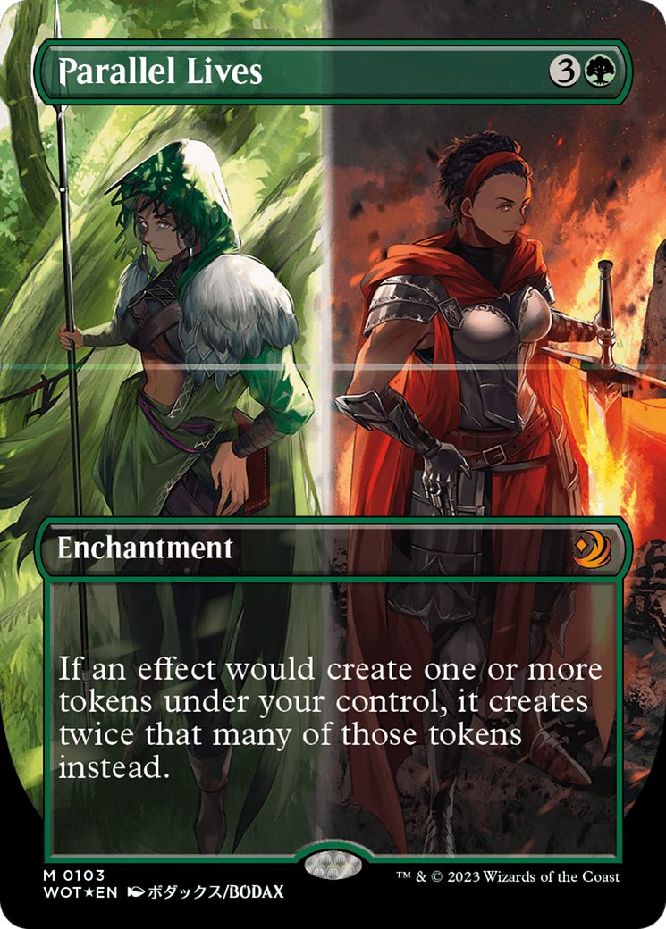 Parallel Lives (Anime Borderless) (Confetti Foil) [Wilds of Eldraine: Enchanting Tales] | I Want That Stuff Brandon