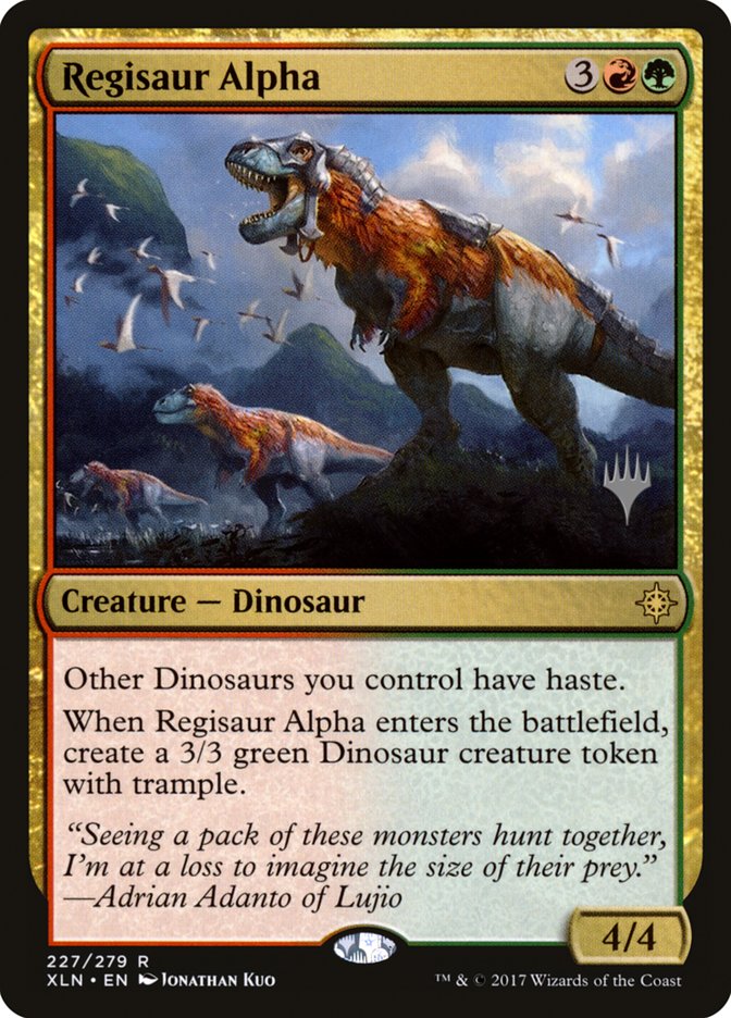 Regisaur Alpha (Promo Pack) [Ixalan Promos] | I Want That Stuff Brandon