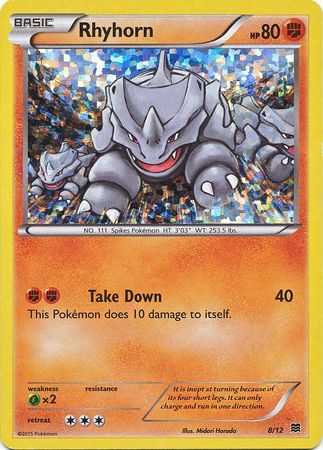 Rhyhorn (8/12) [McDonald's Promos: 2015 Collection] | I Want That Stuff Brandon