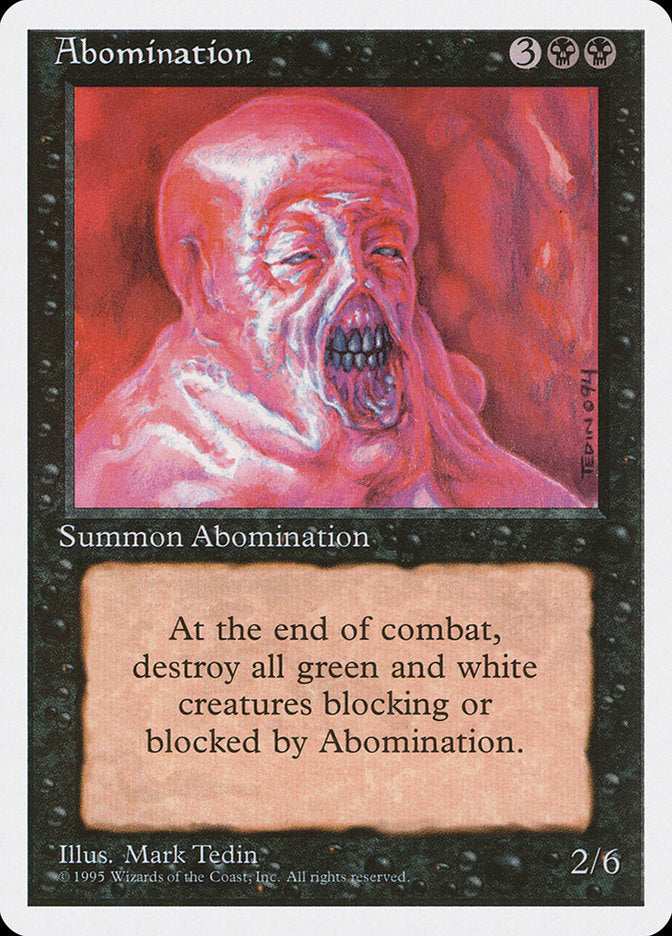 Abomination [Fourth Edition] | I Want That Stuff Brandon