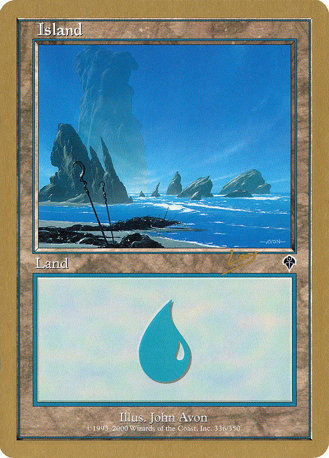 Island (rl336) (Raphael Levy) [World Championship Decks 2002] | I Want That Stuff Brandon