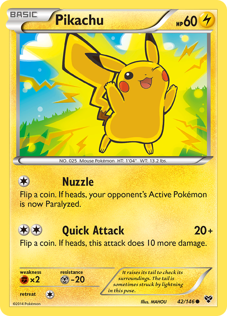 Pikachu (42/146) [XY: Base Set] | I Want That Stuff Brandon