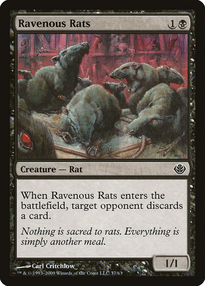 Ravenous Rats [Duel Decks: Garruk vs. Liliana] | I Want That Stuff Brandon