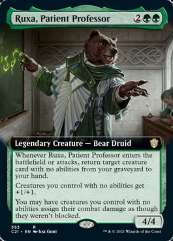 Ruxa, Patient Professor (Extended Art) [Commander 2021] | I Want That Stuff Brandon