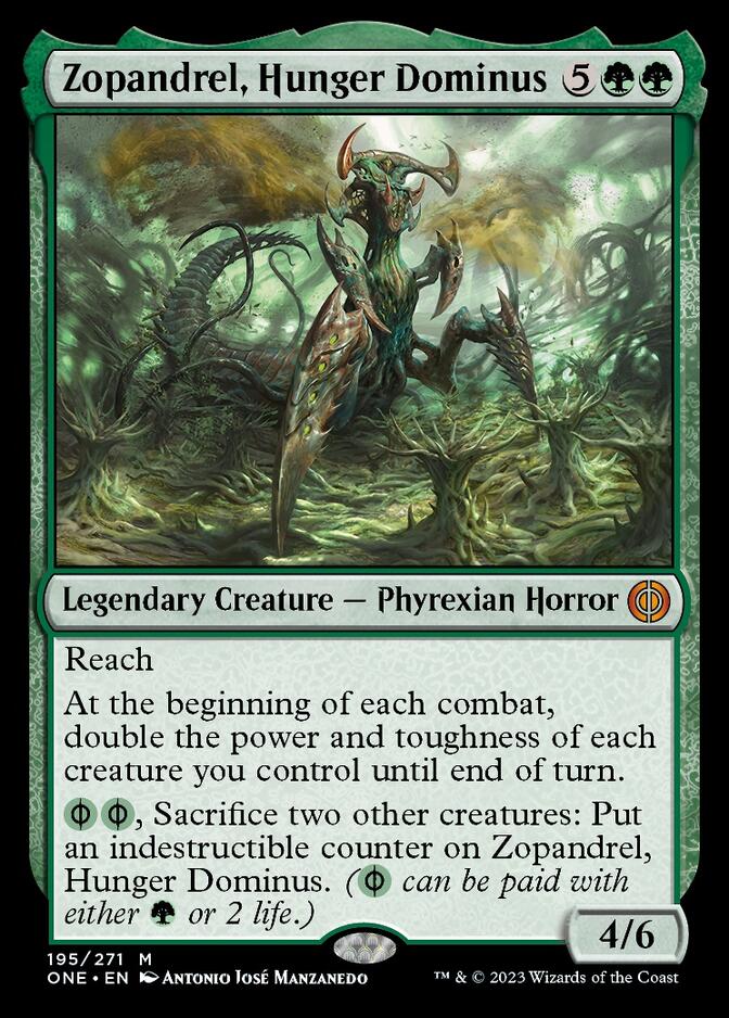 Zopandrel, Hunger Dominus [Phyrexia: All Will Be One] | I Want That Stuff Brandon