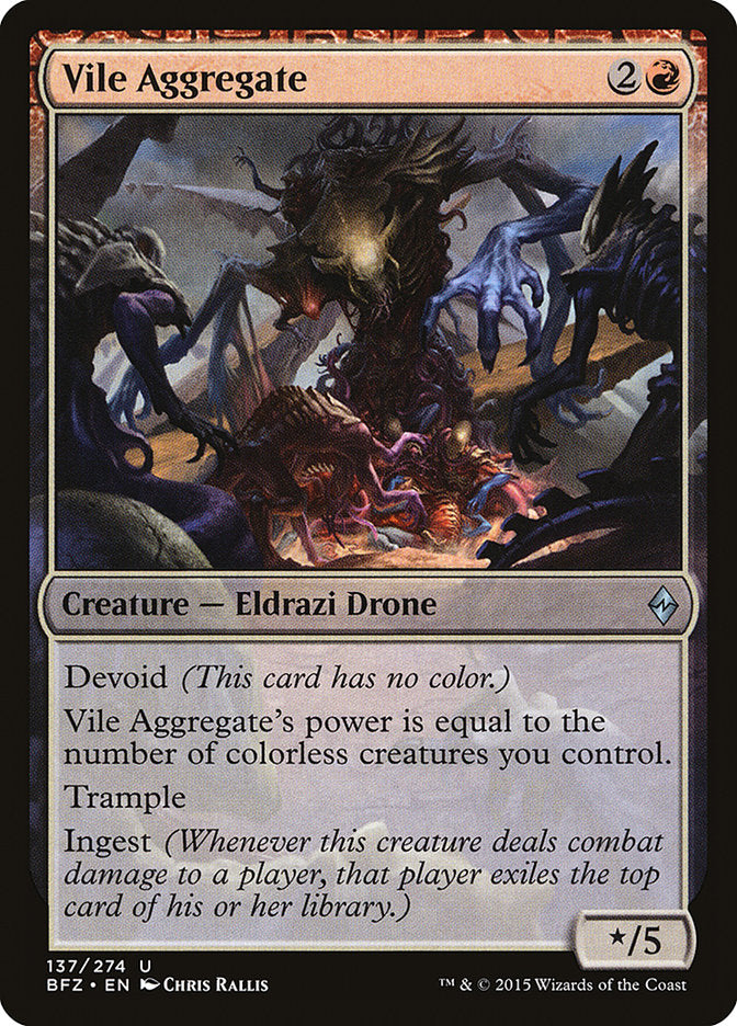 Vile Aggregate [Battle for Zendikar] | I Want That Stuff Brandon