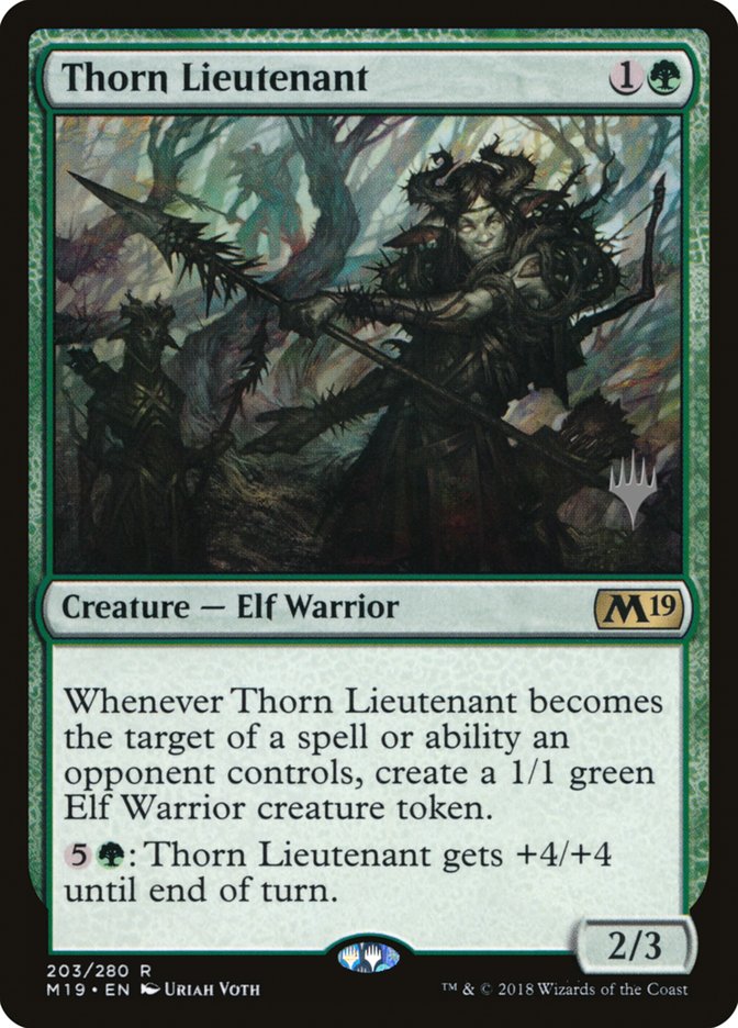 Thorn Lieutenant (Promo Pack) [Core Set 2019 Promos] | I Want That Stuff Brandon