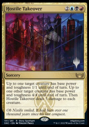 Hostile Takeover (Promo Pack) [Streets of New Capenna Promos] | I Want That Stuff Brandon