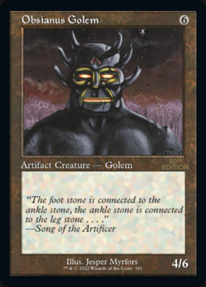Obsianus Golem (Retro) [30th Anniversary Edition] | I Want That Stuff Brandon