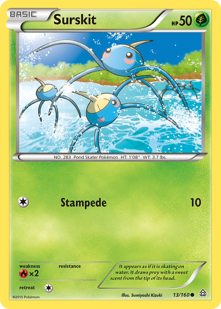 Surskit (13/160) [XY: Primal Clash] | I Want That Stuff Brandon