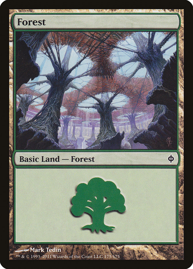 Forest (175) [New Phyrexia] | I Want That Stuff Brandon