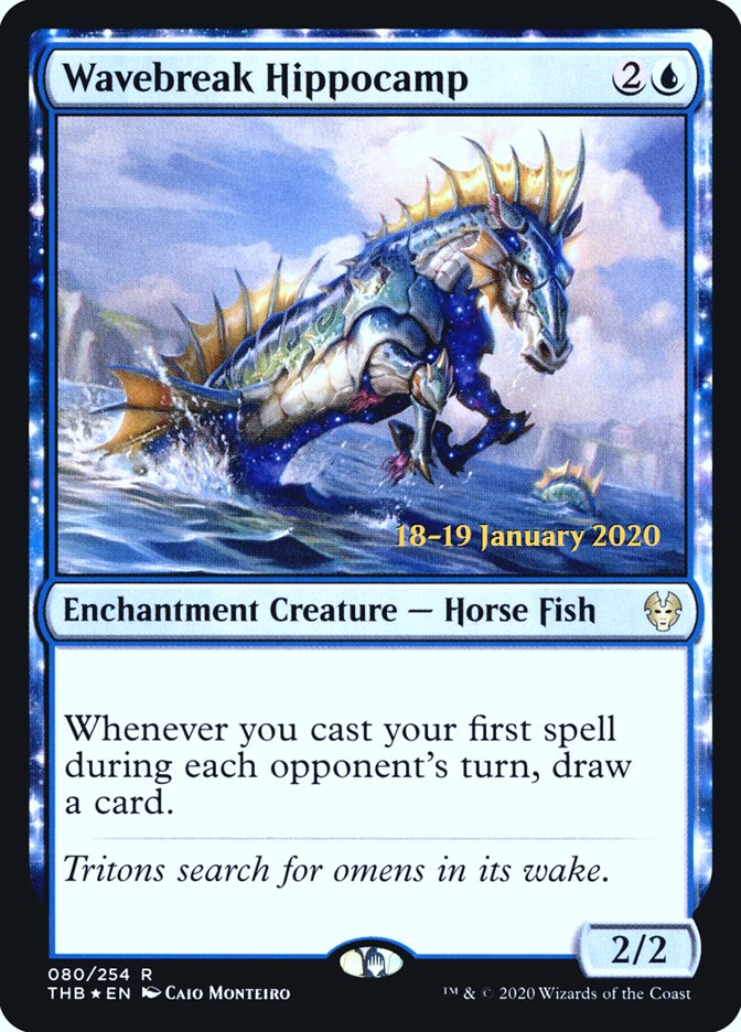 Wavebreak Hippocamp [Theros Beyond Death Prerelease Promos] | I Want That Stuff Brandon