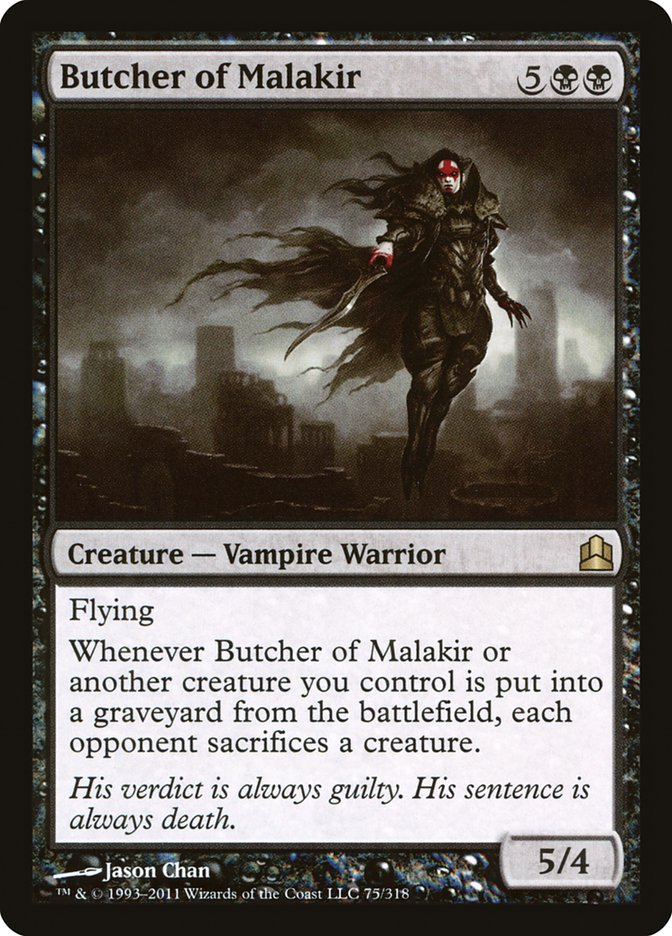 Butcher of Malakir [Commander 2011] | I Want That Stuff Brandon