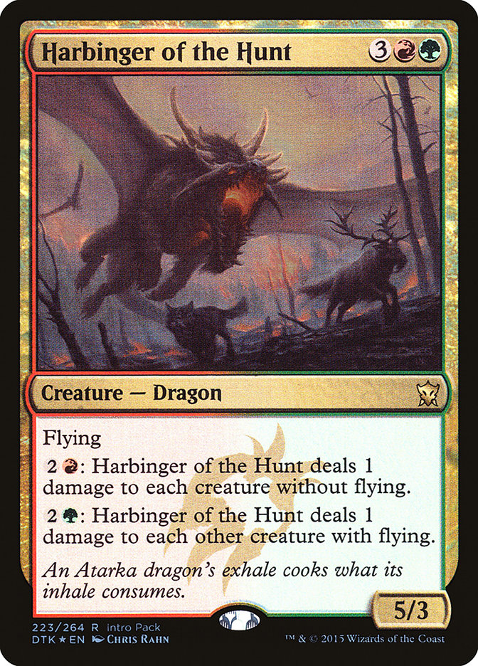 Harbinger of the Hunt (Intro Pack) [Dragons of Tarkir Promos] | I Want That Stuff Brandon