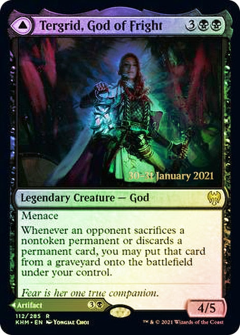 Tergrid, God of Fright // Tergrid's Lantern [Kaldheim Prerelease Promos] | I Want That Stuff Brandon