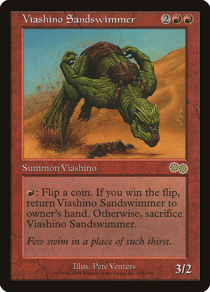 Viashino Sandswimmer [Urza's Saga] | I Want That Stuff Brandon