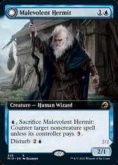 Malevolent Hermit // Benevolent Geist (Extended Art) [Innistrad: Midnight Hunt] | I Want That Stuff Brandon