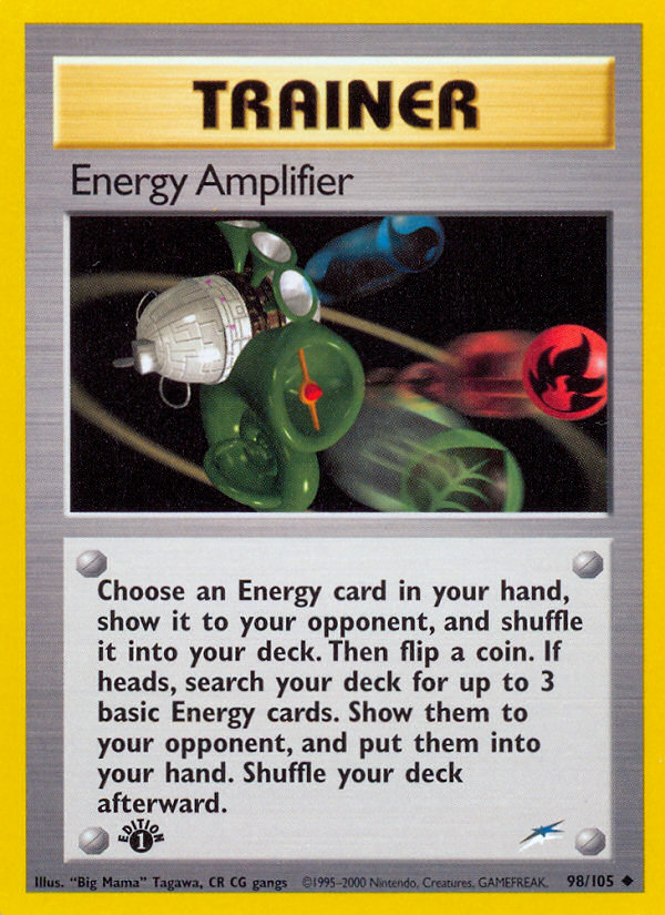 Energy Amplifier (98/105) [Neo Destiny 1st Edition] | I Want That Stuff Brandon
