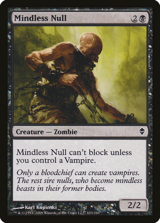 Mindless Null [Zendikar] | I Want That Stuff Brandon