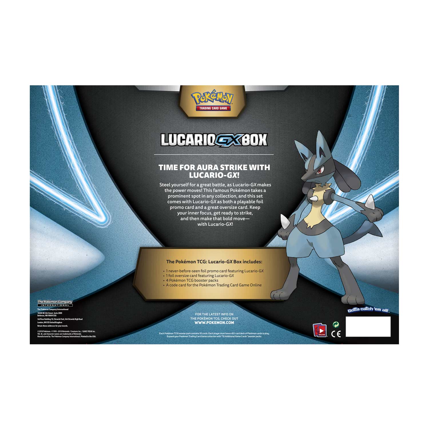 Sun & Moon: Ultra Prism - Lucario GX Box | I Want That Stuff Brandon