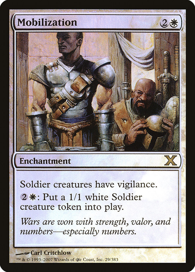 Mobilization (Premium Foil) [Tenth Edition] | I Want That Stuff Brandon