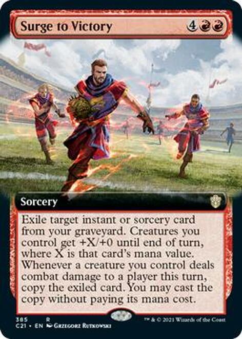 Surge to Victory (Extended Art) [Commander 2021] | I Want That Stuff Brandon