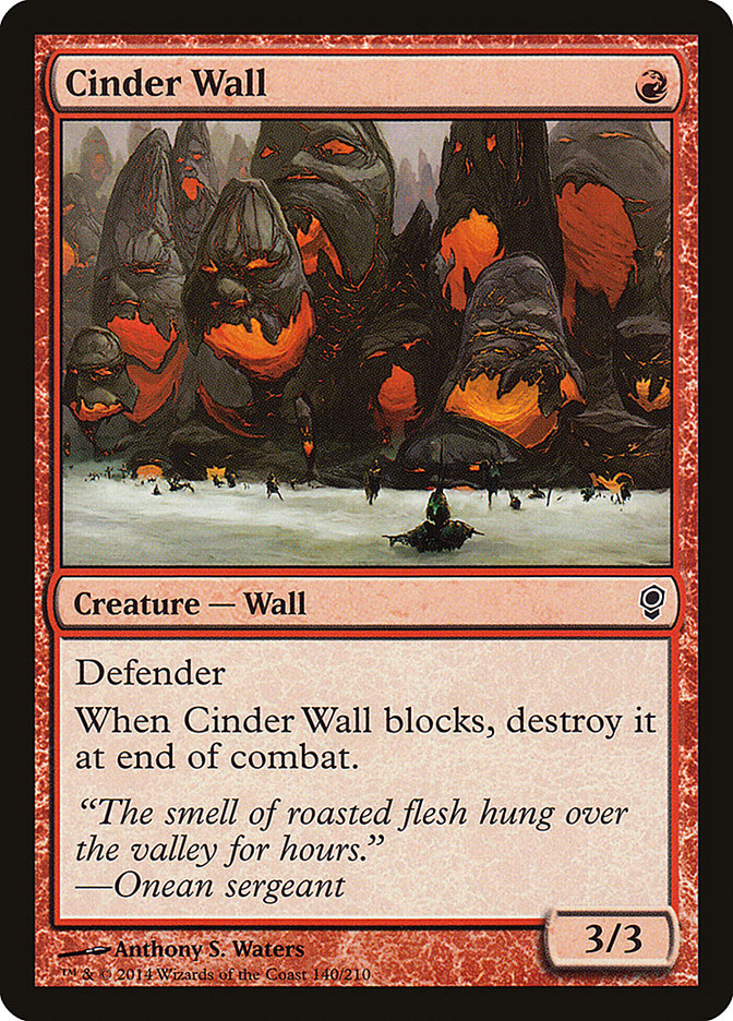 Cinder Wall [Conspiracy] | I Want That Stuff Brandon