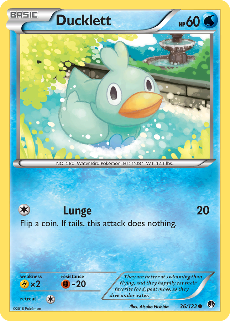 Ducklett (36/122) [XY: BREAKpoint] | I Want That Stuff Brandon