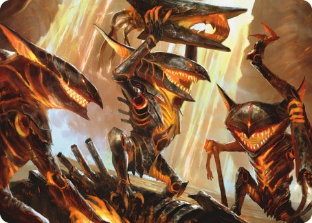 Gleeful Demolition Art Card [Phyrexia: All Will Be One Art Series] | I Want That Stuff Brandon