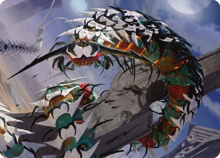 Atraxa's Skitterfang Art Card [Phyrexia: All Will Be One Art Series] | I Want That Stuff Brandon