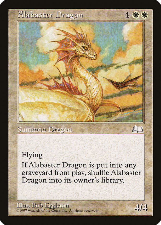 Alabaster Dragon [Weatherlight] | I Want That Stuff Brandon