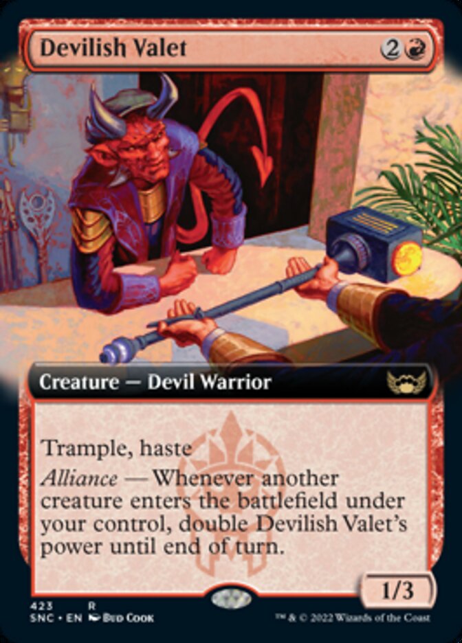 Devilish Valet (Extended Art) [Streets of New Capenna] | I Want That Stuff Brandon