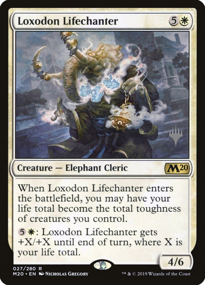 Loxodon Lifechanter (Promo Pack) [Core Set 2020 Promos] | I Want That Stuff Brandon