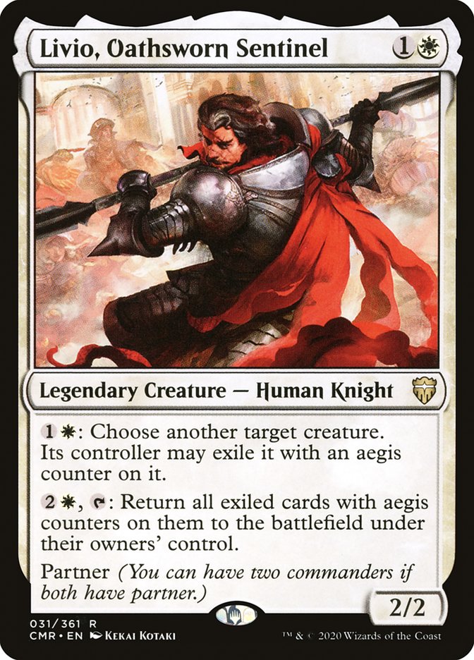 Livio, Oathsworn Sentinel [Commander Legends] | I Want That Stuff Brandon