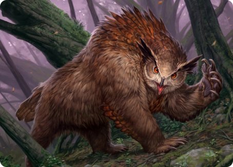 Owlbear Art Card [Dungeons & Dragons: Adventures in the Forgotten Realms Art Series] | I Want That Stuff Brandon