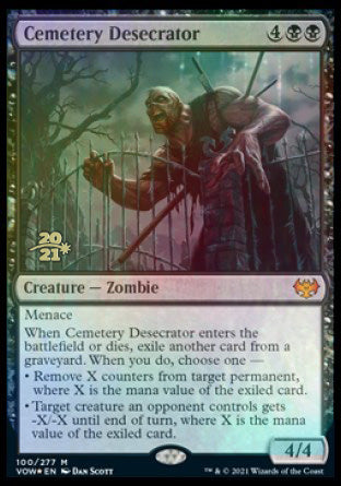 Cemetery Desecrator [Innistrad: Crimson Vow Prerelease Promos] | I Want That Stuff Brandon